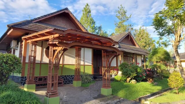 Villa 3 kamar tiper jepang kota bunga puncak1