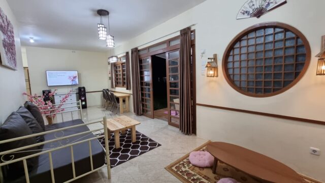 Villa kota bunga 3 kamar jepang10